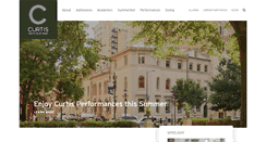 Desktop Screenshot of curtis.edu