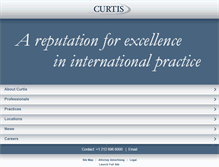 Tablet Screenshot of curtis.com